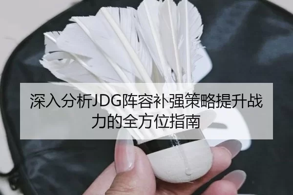 深入分析JDG阵容补强策略提升战力的全方位指南